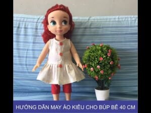 Hướng dẫn may áo kiểu Búp bê 40cm - Rập K&B Handmade
