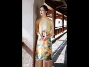 Hướng dẫn may áo dài 2 lớp - Theo rập AD05 rập K&B Handmade