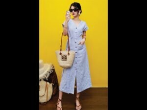 Hướng dẫn may đầm suông mã 1767
