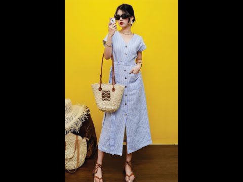 Hướng dẫn may đầm suông mã 1767