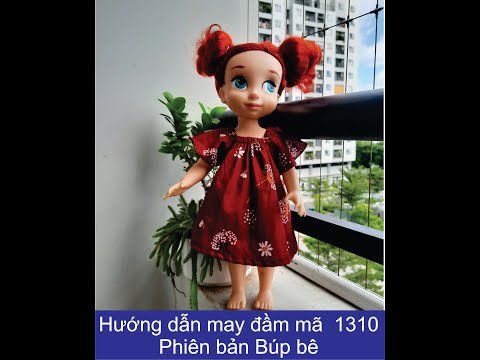 Hướng dẫn may áo mã 1310 - Phiên bản Búp bê