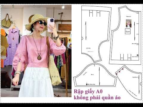 Hướng dẫn các bước may áo mã 1892