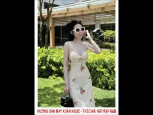 Hướng dẫn may phần xoắn ngực dầm mã 1667 rập K&B