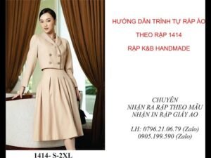 Instructions for Assembling Garment Pattern 1414
