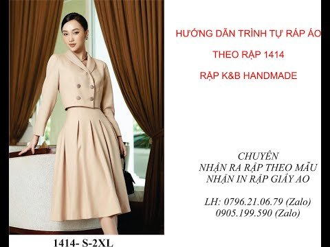 Instructions for Assembling Garment Pattern 1414