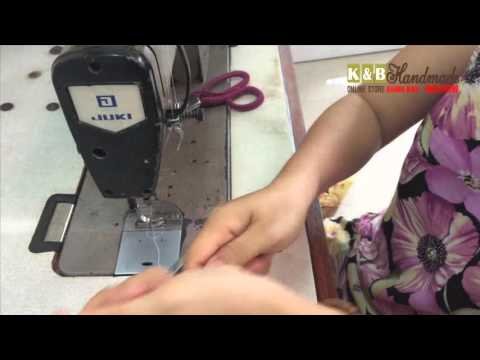 Hướng dẫn may đầm cổ sen - Rập K&B HANDMADE - Rập cho người Việt Nam