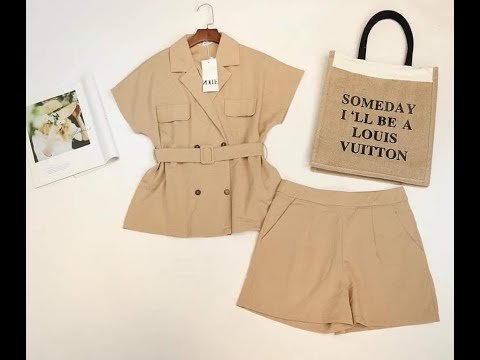 Hướng dẫn may quần Short dây kéo bên hông - Theo rập 1048 Rập K&B Handmade