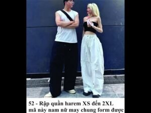 Instructions for sewing pants code 52