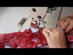 Hướng dẫn may áo sát nách 187