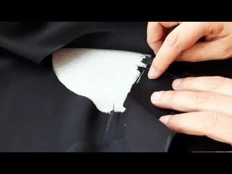 Hướng dẫn may đầm tay phồng cách điệu - theo rập 835