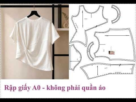 How to sew a twist-waist top pattern 1901
