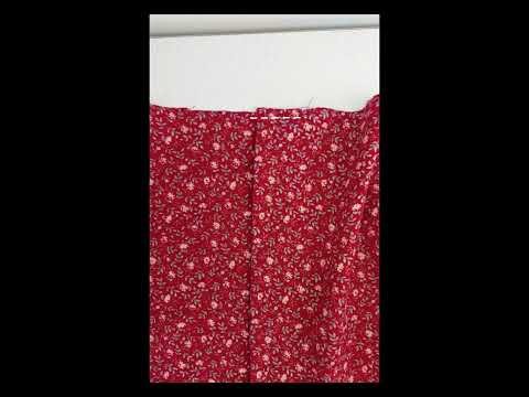 Hướng dẫn trình tự may chân váy rập mã 378 - Rập K&B Handmade
