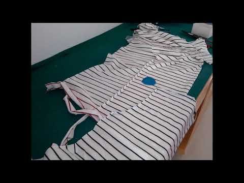 Hướng dẫn cắt áo thun nam, cổ bẻ, mổ trụ, đơn giản dễ may