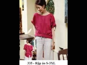Hướng dẫn các bước may áo 335