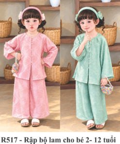 Rập Giấy A0 R517 - rập may bộ lam bé